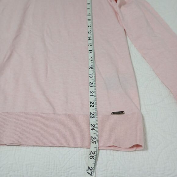 Tommy Hilfiger Jumper Womens M light pink Roll Neck Pullover long sleeve - Picture 13 of 13